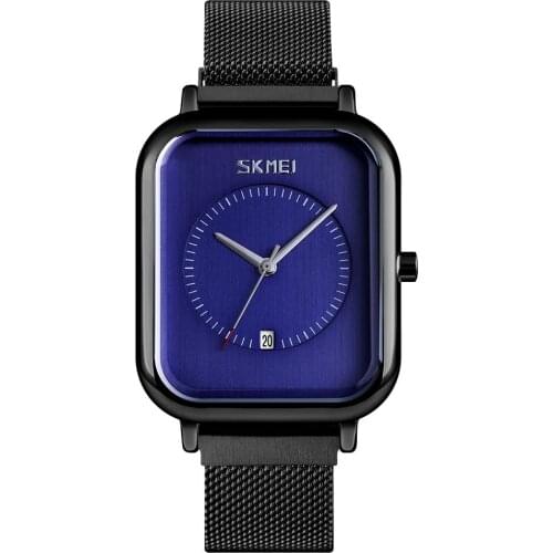 SKMEI 9207 Womens Watches Luxury Mesh Belt Quartz Watch Fashion Ladies Dress Bracelet Waterproof Women Watch Clock