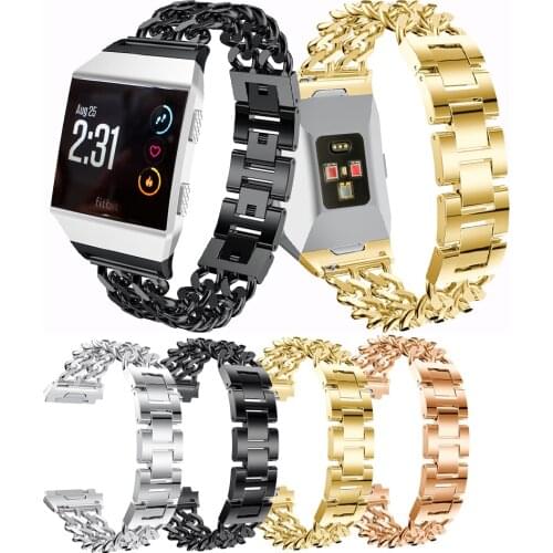 For Fitbit Ionic Metal Stainless Steel Strap For Fitbit Ionic fashion / classic Mens Watch Womens Bracelet Wristband Accessory
