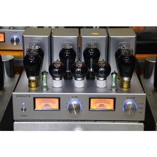 Double 300B tube amplifier 20W+20W, double tube rectifier, pure manual scaffolding, single-ended high-power tube amplifier4ohm