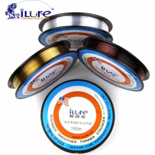 ILure 150m Fluorocarbon Fishing Line Monofilament Fishing Lines Linha De Pesca Carp Wire Tresse Peche Nylon Fishing Tackle