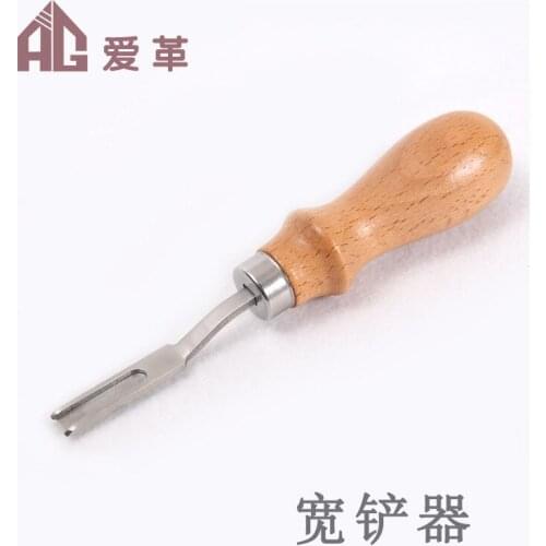 Leather French Shovel Edge Tool Wide Cutting Edge DIY Manual Panels Tools Wide Mouth and Thinner Knife
