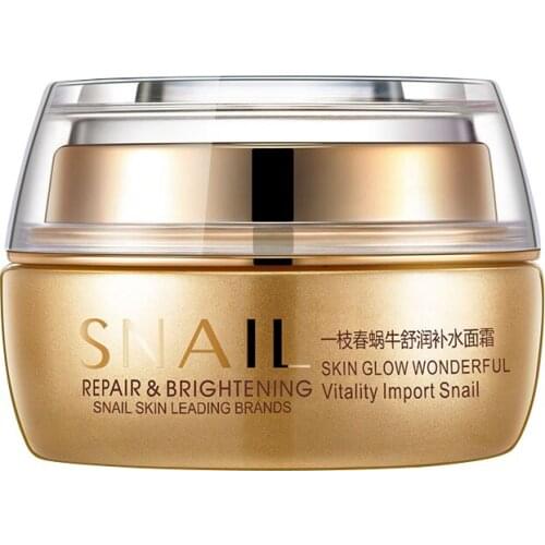 Snail Face Cream Hyaluronic Acid Moisturizer Anti Wrinkle Aging Cream for Face Nourishing Serum Day Cream for Face