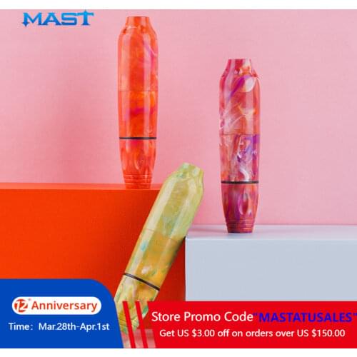 Mast ABS RCA Tattoo Rotary Pen Machine Eyebrow Permanent Makeup Eyebrow Lip Tattoo Camouflage Machine Strong Motor Gun