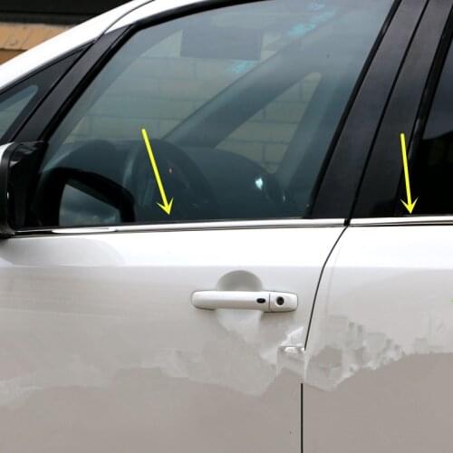 Stainless Steel Exterior Window Decorated Mouldings For Suzuki SX4 Swift AltoS-CROSS CA151