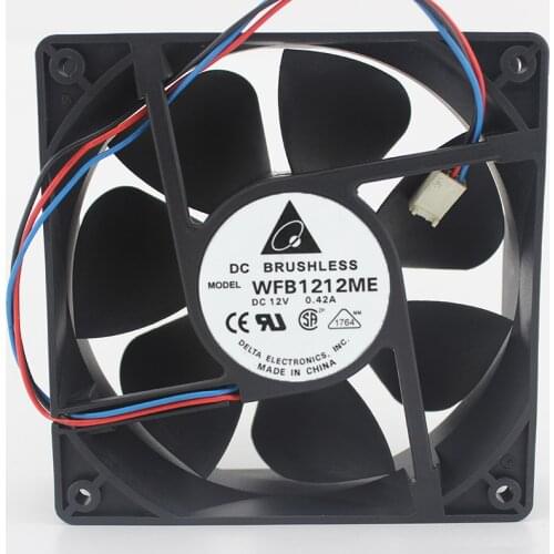 Brand new original 12 cm 12CM 1238 0.42A large air volume case, ball fan WFB1212ME