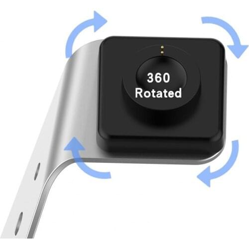 Portable Magnetic USB Aluminum Alloy Stable Charger Stand Watch Charging Dock for Fossil Gen 4/Gen 5, for Misfit Vapor2