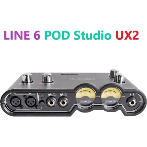LINE6 POD Studio UX2 Portable Durable Rock-Solid Audio Interface Home Studio Recording 44.1/48 kHz 16-/24-bit