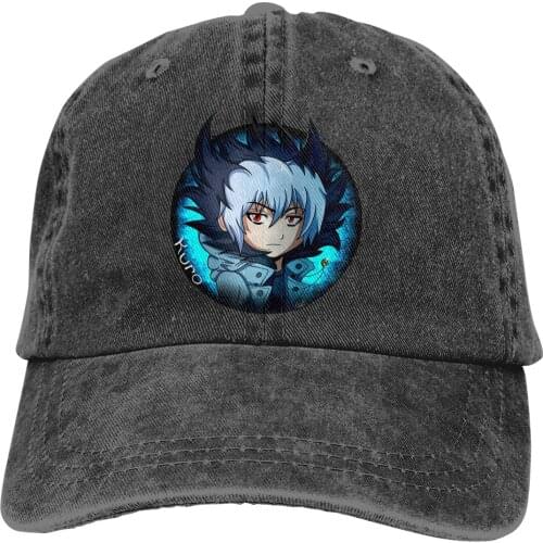 Adjustable Solid Color Baseball Cap Chibi Kuro Washed Cotton SERVAMP Sleepy Ash Anime Shirota Mahiru Sports Woman Hat