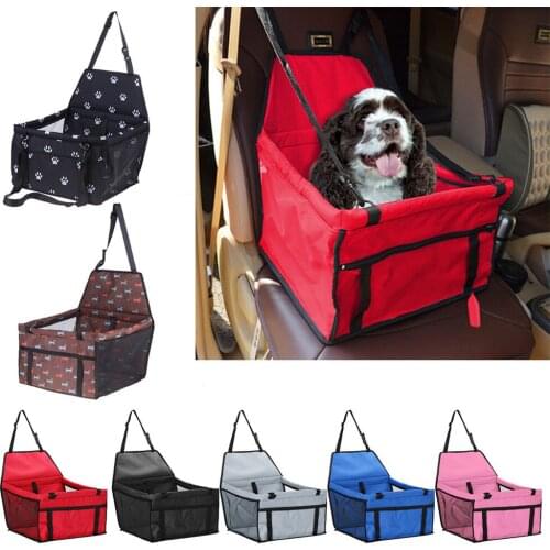 Folding Pet Dog Cat Car Seat Safe Travel Carrier Mesh Kennel Bag Hammock Holder For Pet Outdoor Car Travel Carrier Seat Bags