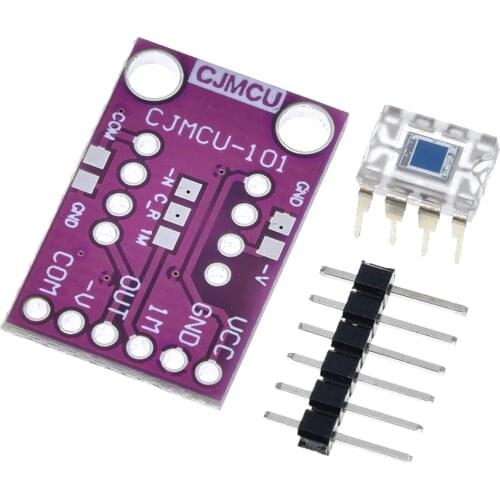 OPT101 Light Analog Light Intensity Sensor Module Single Chip Photoelectric Diode 14KHz CJMCU-101