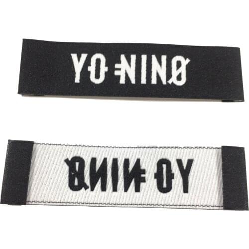 Wholesale Custom Design Logo Damask Woven Cloth Fabric Woven Label For Garment