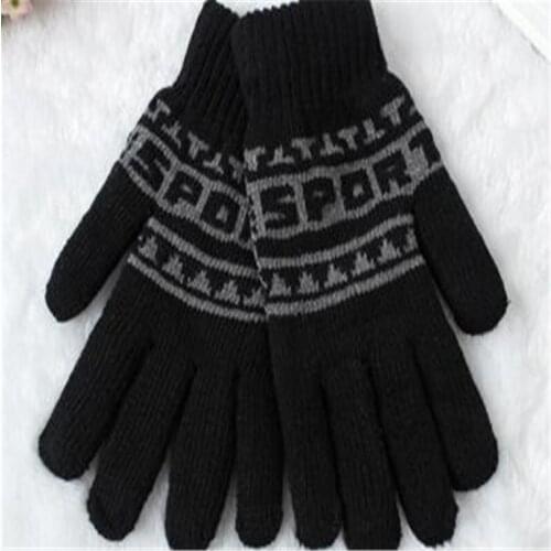 Street source of the new winter 2019 outdoor man warm wool gloves men knitted gloves manufacturer JT-24