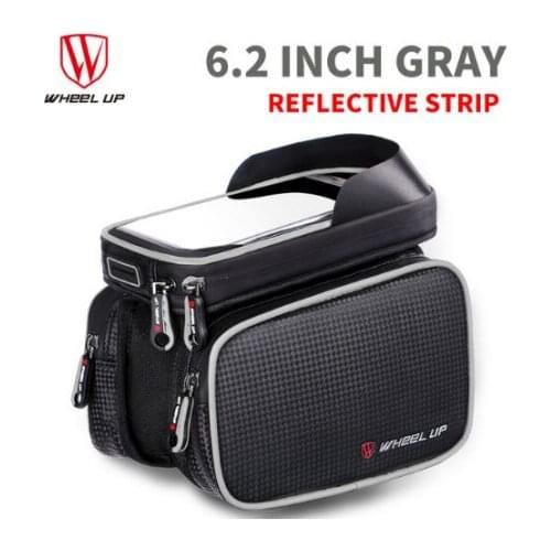 6.2 Inch Rainproof Screen Touch Bicycle Top Tube Bag Anti-deform Cycling Frame Bag Mini Outdoor Sports Bags Bike Pouch Panniers