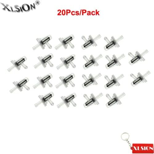 XLSION Aftermarket 20pcs 1/4" In-Line Fuel Filter 90 Degree For Honda Yamaha Suzuki ATV Dirt Bike Scooter Motorcycle