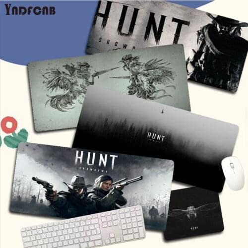 YNDFCNB Hunt Showdown Funny Keyboards Mat Rubber Gaming mousepad Desk Mat Size for Cs Go LOL Game Player PC Computer Laptop