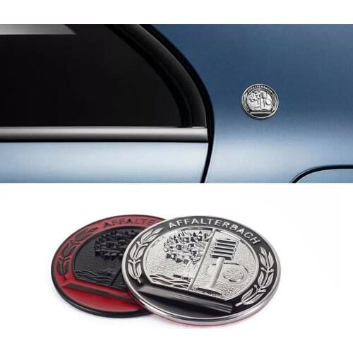 1pcs AFFALTERBACH Pattern Car Side Fender Windows Sticker For Mercedes Benz W210 W212 W205 W207 A/C/E/S Class AMG GT GLA GLS G63