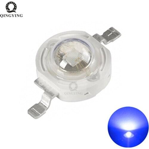 100-1000pcs 3W 3Watt blue 460nm-470nm 700mA 3.2-3.6V LED High Power lamp