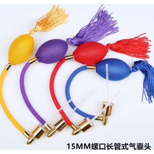 15mm Colorful High-grade Retro Long Tube Airbag Perfume Sprayer Perfume Bottle Accessories 20PCS/LOT