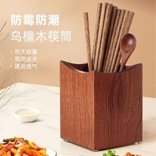 Wood Spoon and Fork Hoders Kitchen Gadgets Chopstick Spoon Rest Wooden for Kitchen Cooking Tools Organized Utensil Container