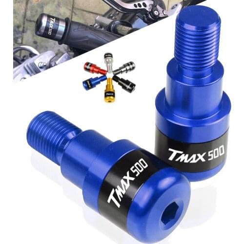 For Yamaha T-MAX 500 T-MAX500 2008-2011 2010 2009 7/8'' 22mm Motorcycle Accessories Handlebar Handle Grips End Hand Bar End Cap