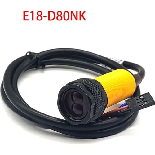 E18-D80NK Sensor Infrared Obstacle Avoidance Sensor Proximity Switch Smart Car 3-80cm Wth DuPont Head