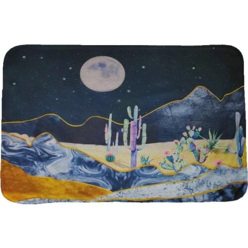 Mountain Range Mountains Creative Printing Carpets and Rugs for Bedroom Living Room Carpet Kitchen Bathroom Anti-Slip Floor Mats
