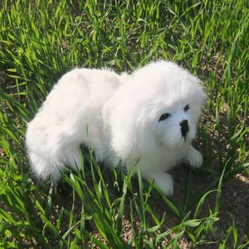 Simulation shepherd dog cute plush toy Lifelike animal wolf dog decoration crafts ornaments childrens creative gift DY80069