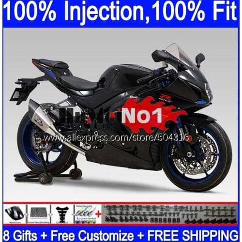 Injection OEM For SUZUKI GSXR1000 L7 L8 GSXR 1000 2017 2018 2019 116MC.12 GSXR-1000 K17 GSX-R1000 17 18 19 Fairing Glossy blue