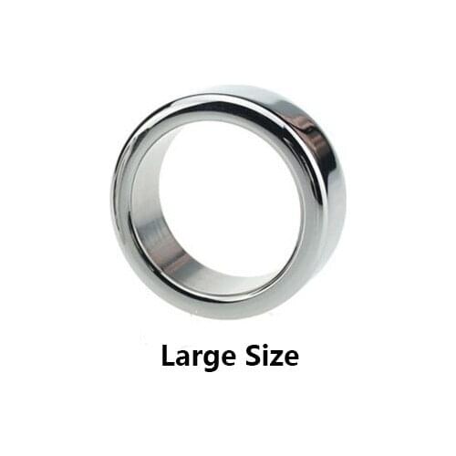 Stainless Steel Penis Ring for Man Smooth Metal Cock Ring Sex Love Ring Adult Toy Chastity Device Cock Rings Penis Cage Sex Toy