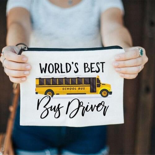Worlds Best Bus Driver kindergarten elementary middle high school graduation Back to school Schoolbus Driver Thank You Gift bag