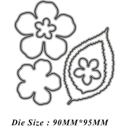 Flower and Leaf Metal Metal Cutting Dies 2021 New Diy Die Molds Scrapbooking Paper Making Die Cuts Crafts
