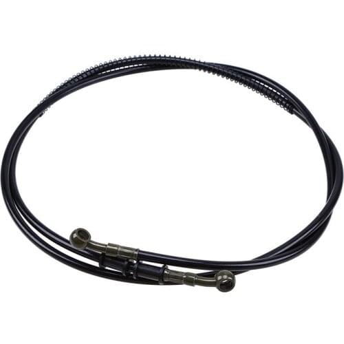 Motorcycle Dirt Bike Universal 50-190cm Black Brake Clutch Throttle Cable Oil Hose Line Pipe ATV Cruiser Chopper Scooter Custom