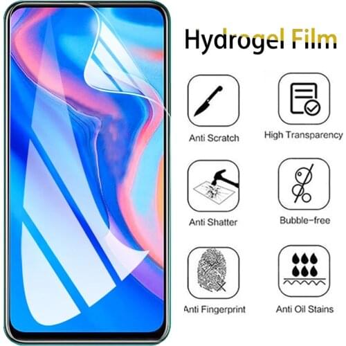 Soft full cover phone screen protector for huawei y9 prime y7 y6 pro 2019 y5 2018 y9A y9s y8s y8p y6s hydrogel film HD Not Glass