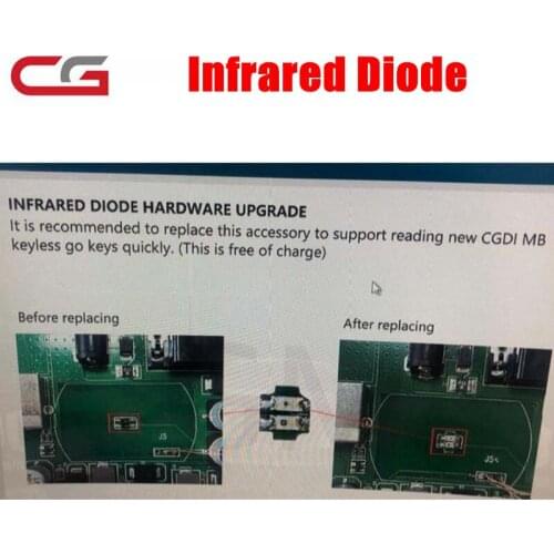 Original CGDI MB CGMB CG MB Infrared Diode Chip For Mercedes for Benz Hardware Upgrade to Replace Infrared Diode