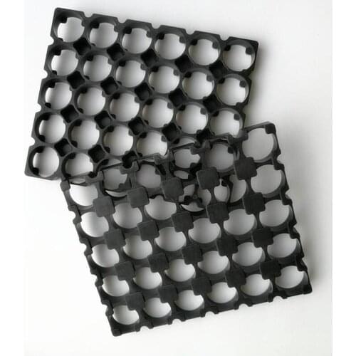 20pcs/lot MasterFire 5*6 Cell 18650 Battery Spacer Radiating Shell Plastic Heat Holder Bracket Batteries Storage Box Brackets