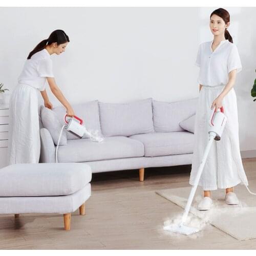 Steam mop Handheld Steam Cleaner ZQ610/ZQ600 With 5 Brush Heads 1600W Lightweight Kitchen Cleaner Glass Scraper