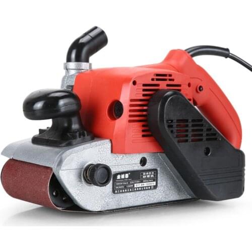 220V Industrial Grade Sanding Machine 3 Inch/4 Inch Belt Machine Household Portable Small Sandpaper Plane Polishing Polisher