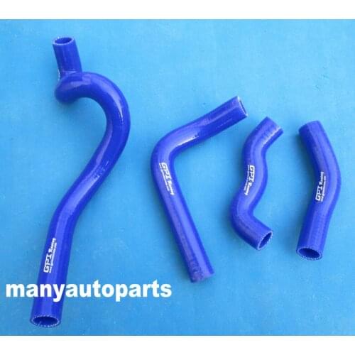 Silicone radiator coolant hoses for Kawasaki KLX650 KLX 650 1993-1996 1994 BLUE