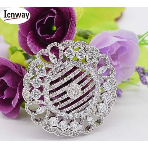 Rhinestone inlay silver Plated connector 2.5*2.5cm For DIY bracelet necklace Free shipping wholesale