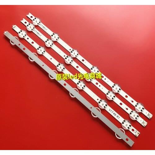 100kits LED Backlight strip 12 lamp For LG 49" V17 ART3 49uj6565 49uj6525 49uj6545 49uj6585 49UJ6560