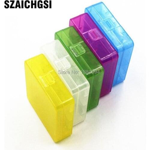 SZAICHGSI New Hard Plastic Battery Protective Storage Boxes Cases Holder For 18650 Battery wholesale 100pcs/lot