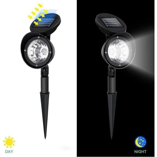 Solar Spotlight Highlight 4LED Outdoor Lights Lawn Lights Ground Light Solar Garden Lights Use Garden Outdoor Lawn