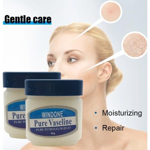 Vaseline Pure Petroleum Jelly Moisturizing Cream Anti Chapping Anti Cracking Hand Cream Foot Skin Protection Freeze Cream 50g