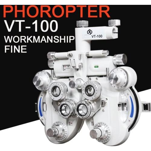 VT-100 Fair Quality Phoropter CE Certificated | Optical Vision Tester | Minus Cylinder Refractor Plus Cyl Phoroptor