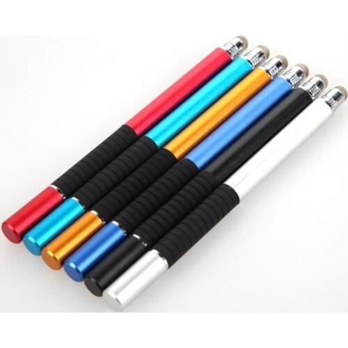 2 in1 High Quality Capacitive Universal Stylus Pen Touch Pen Screen Stylus Pencil for Samsung IPad Apple Pencil Case Tablet PC