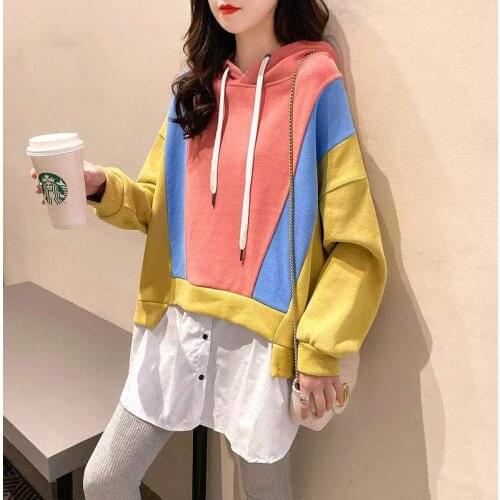 2021 New Fashion Large Big Plus Size Loose Long Sleeve Women Clothing Tops Autumn Outfits Hoody Ladies Female Oversized Hoodies