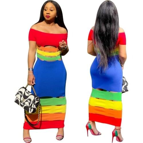 2021 New Summer Bandage Red Dress Women Vestidos Sexy Slash Neck Short Sleeve Off Shoulder Club Celebrity Evening Party Dress