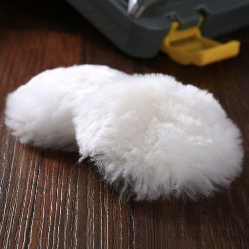 10Pcs Wool Polishing Pad For Polisher Machine Waxing Polishing Buffing Car Paint Care Polisher Pads For Car Polisher 3/4/5inch