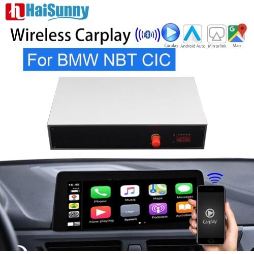 2020 Wireless NBT CarPlay Box Retrofit For BMW F20 E87 E82 E88 E81 1 Series Support navigation Rear Camera Car Play For BMW