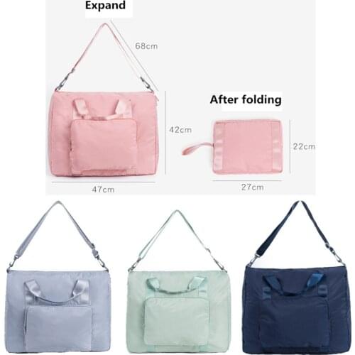 3 PCS/Lot Travel Waterproof Foldable Handbag Shoulder Bag Clothing Storage Bag Trolley Travel Bag